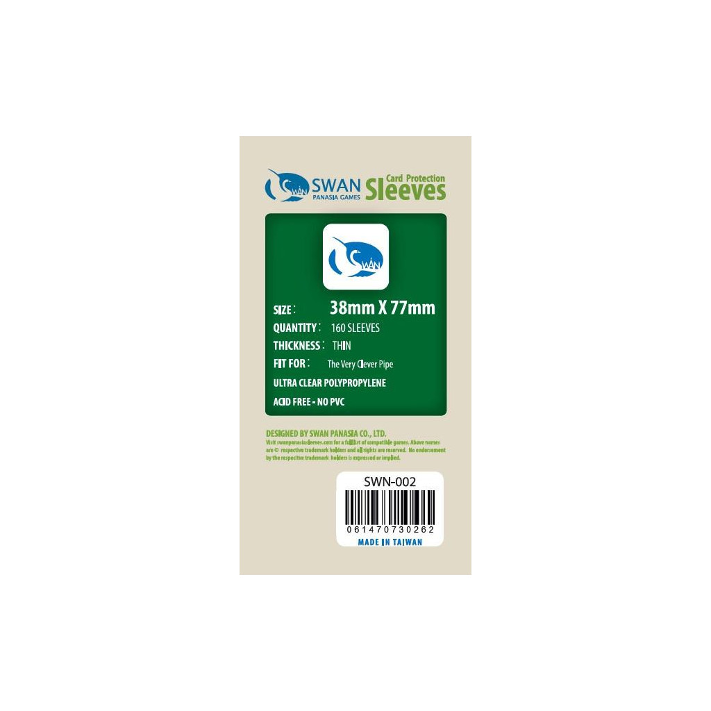 Swan Panasia - Card Sleeves Standard - 38x77mm - 160p