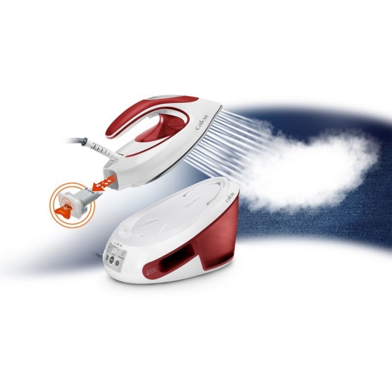Calor Centrale vapeur Express Anti-Calc - SV8030C0 - Blanc/Rouge