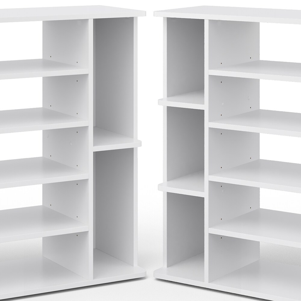 Vicco Schuhschrank Levin weiß Schuhkommode Schuhregal Stiefelfach Schuhablage