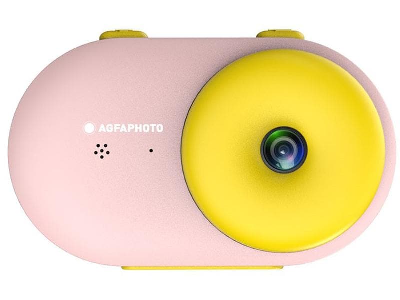 Agfa Unterwasserkamera Realkids Waterproof Pink Kinderkamera zur Erkundung des Meeresbodens
