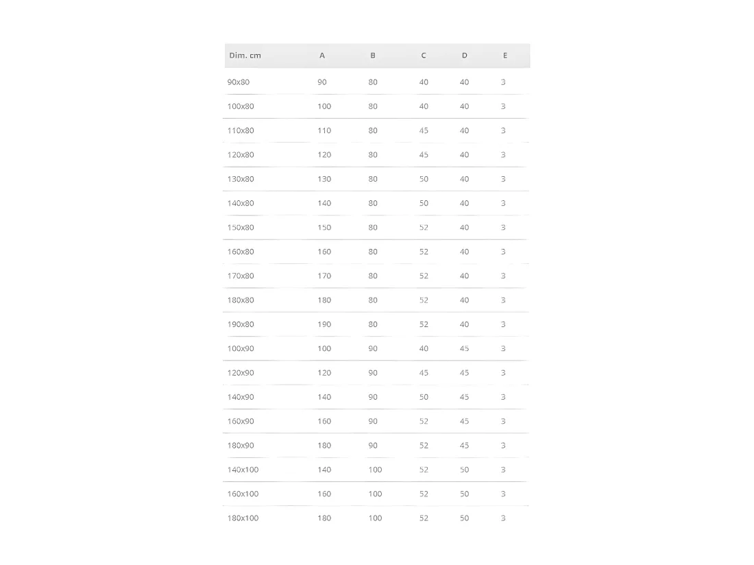 Receveur de douche 90 x 160 cm extra plat LOGIC surface ardoisée rectangulaire blanc