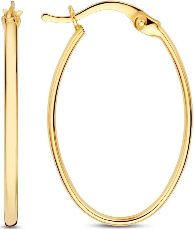 Beloro Jewels - La Rinascente Ornella - Dames Oorringen - Goud - 9 Karaat