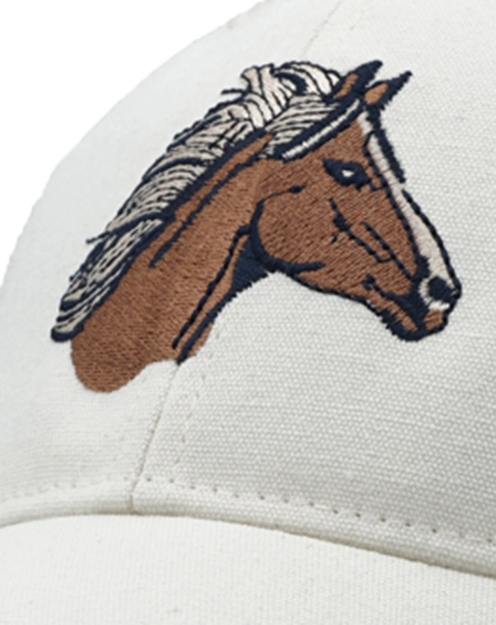 Basecap WILD HORSE in wollweiß