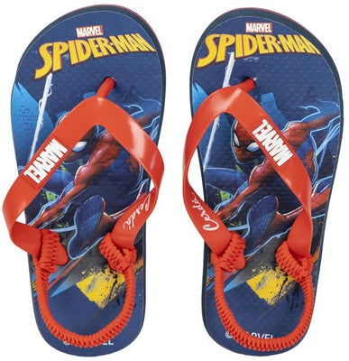 Spider-Man Flip-flops med Hælrem, Mørkeblå