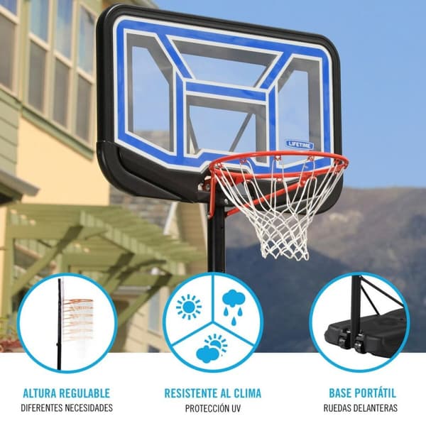 Basketballkurv Lifetime 110 x 305 x 159 cm