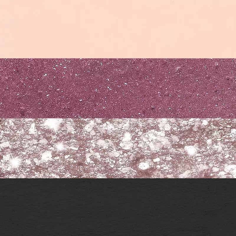 KIKO Milano Glamour Multi Finish Eyeshadow Palette 2,5 gr. - 04 Mauve Selection