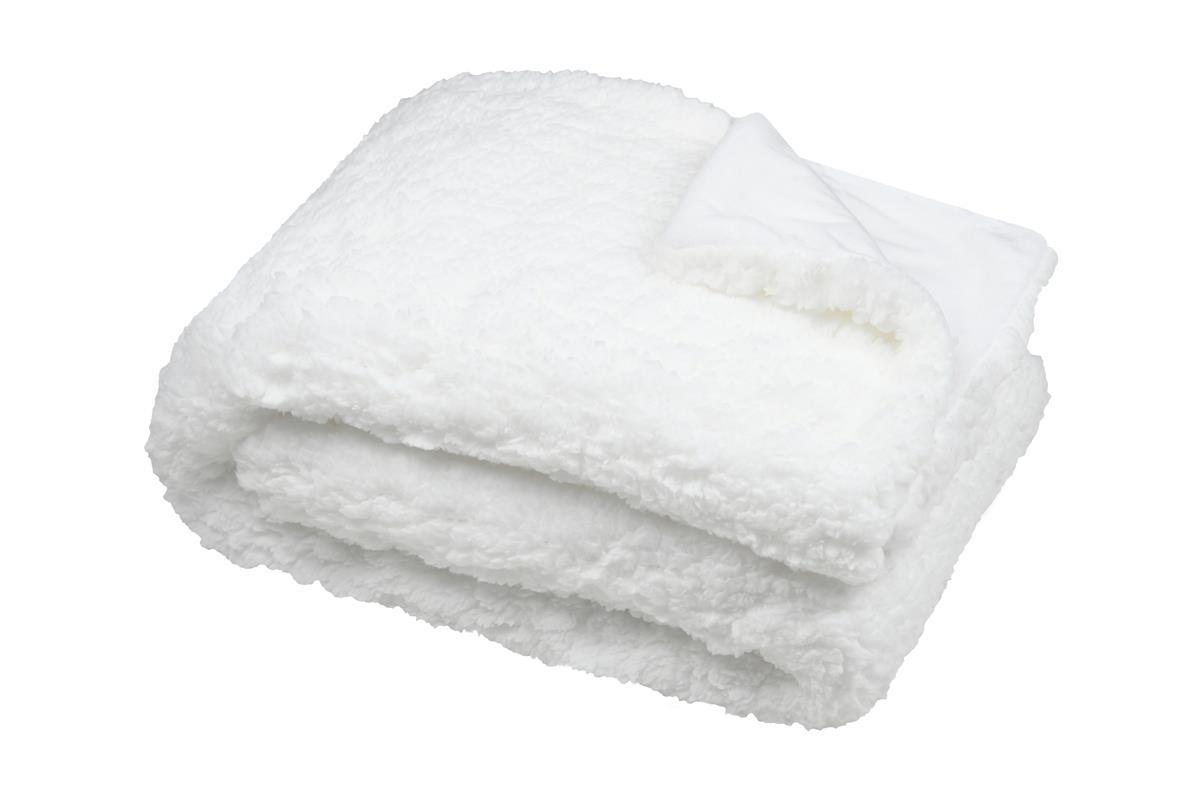 DUDLEY PLAID 130X150CM BLANC