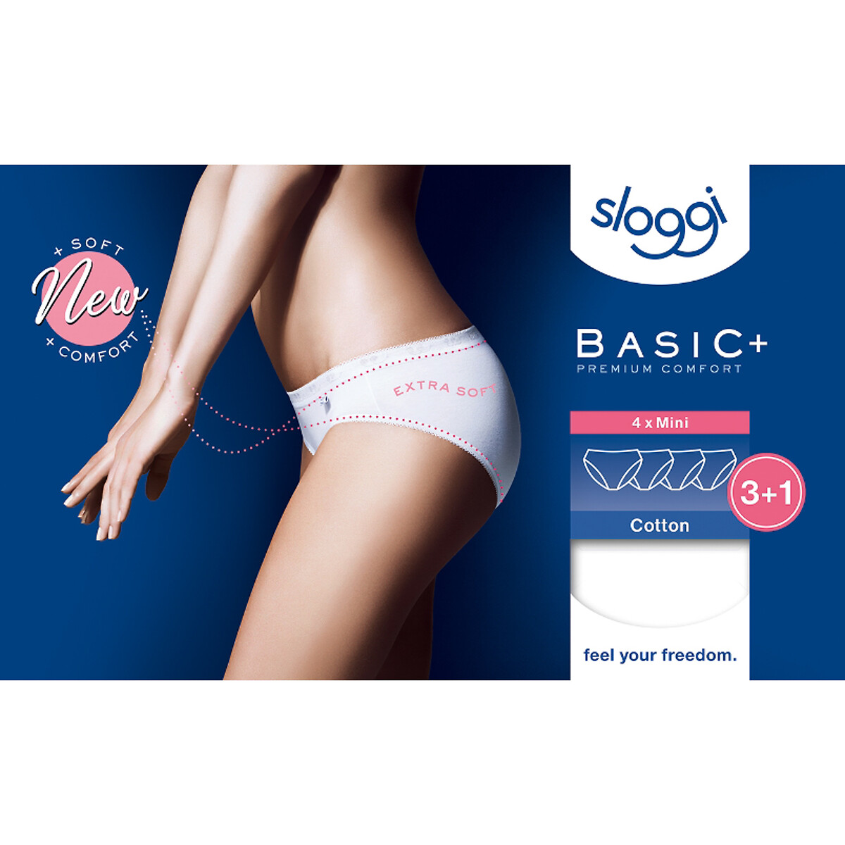 SLOGGI<br>Conjunto de 4 compartimentos, mini básico