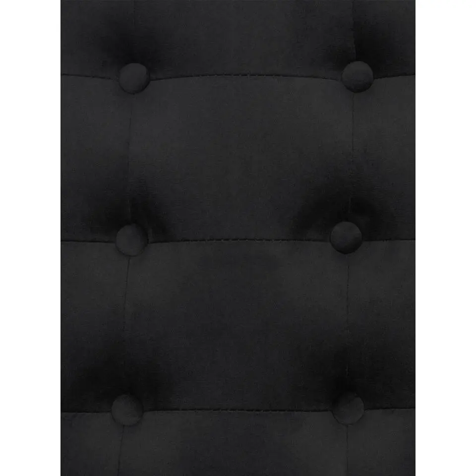 CLP Lounger Avon zwart Frame - Fluweel - zwart