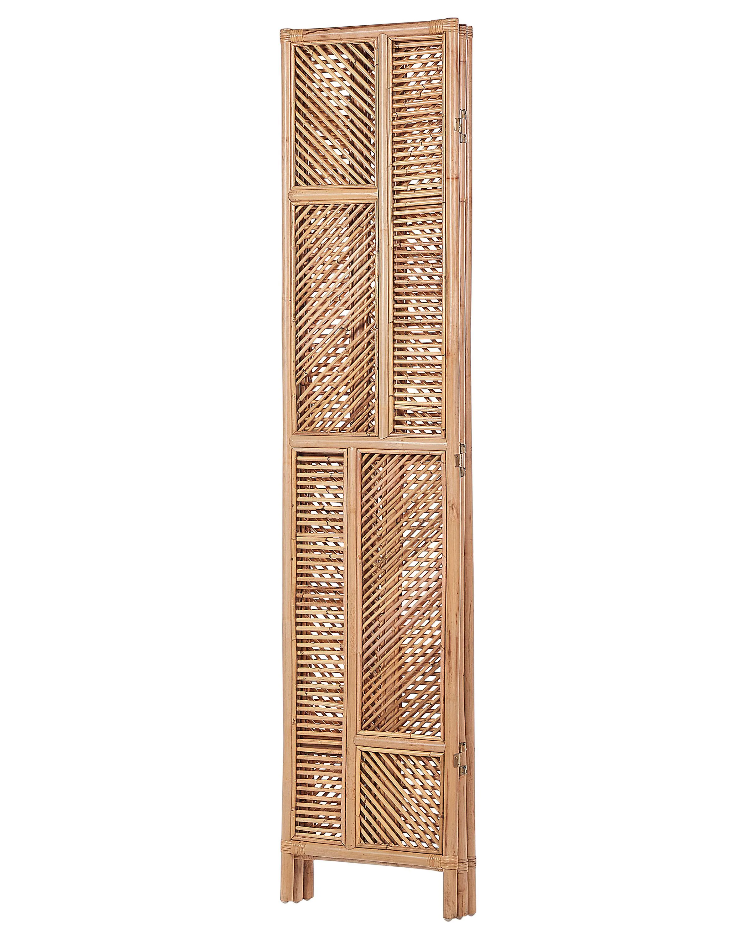 Roomdivider met 3 panelen LAMEZIA Lichtbruin 117 cm 180 cm
