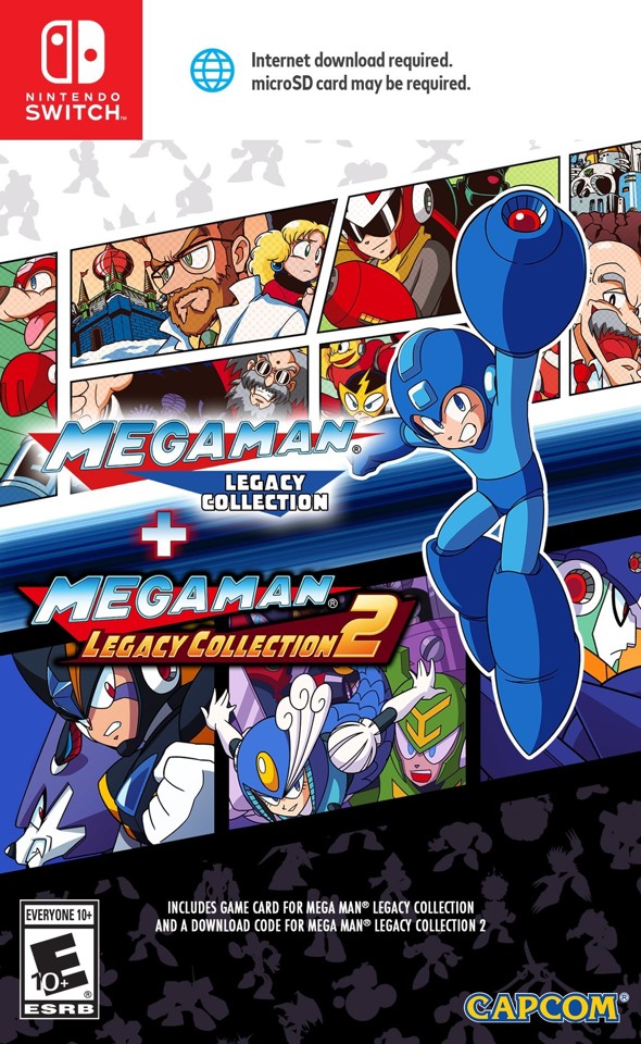 Mega Man Legacy Collection 1 + 2 (Import)- Nintendo Switch