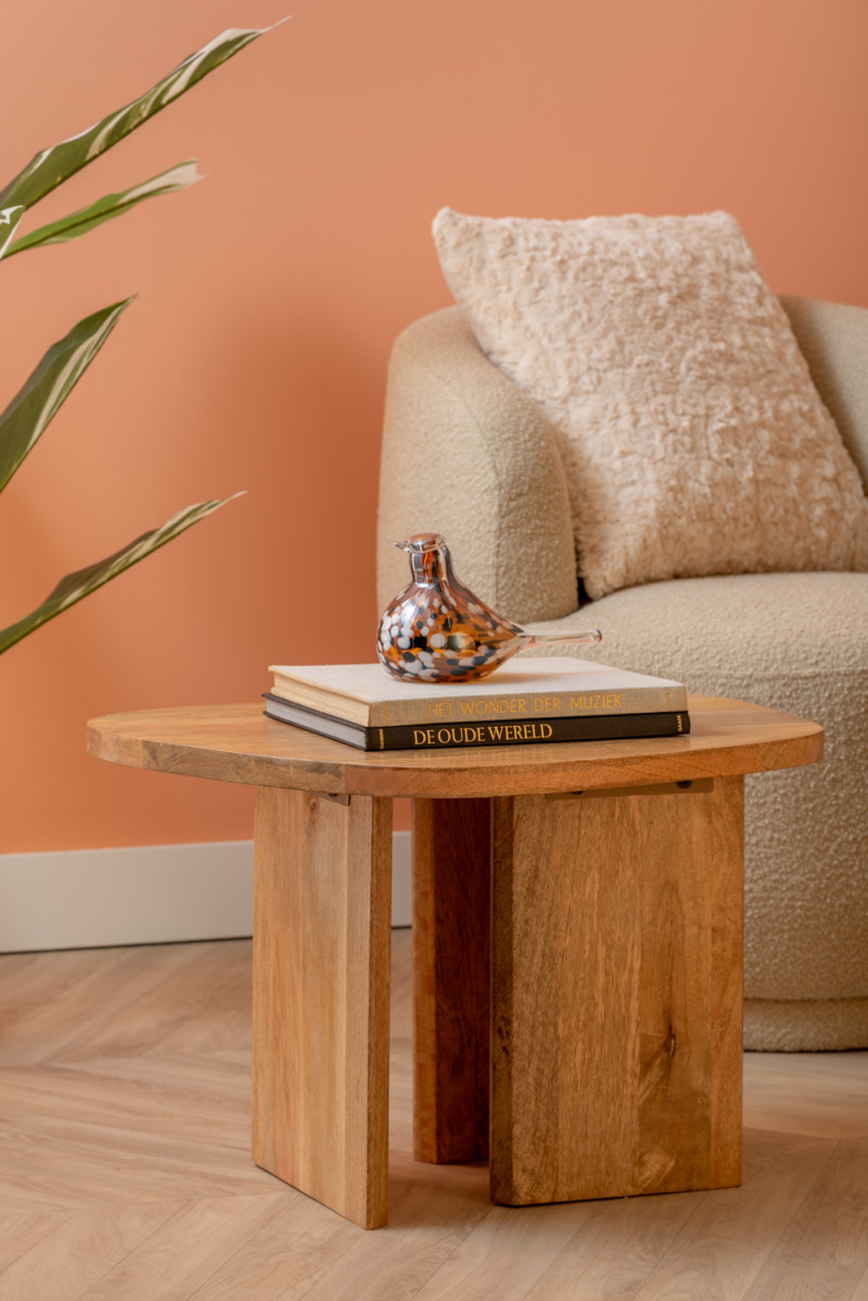 Side Table Organic LM2145DW Dark wood