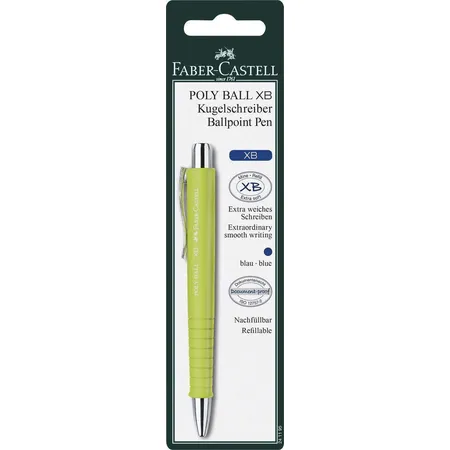 Faber-Castell Kugelschreiber Poly Ball, 1 Stück, 4-fach sortiert