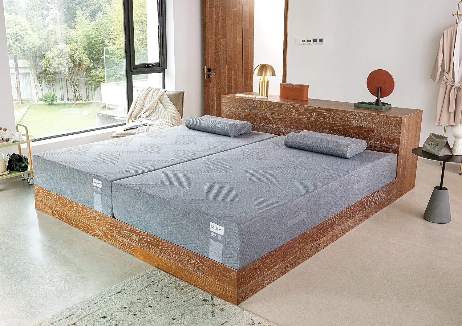 MLILY Plus Matratze 90x200 cm | Memory Foam Matratze mit 26 cm Höhe | Angenehmer Liegekomfort | 7 Komfortzonen und 4 Schichten für Luxuriösen Schlaf