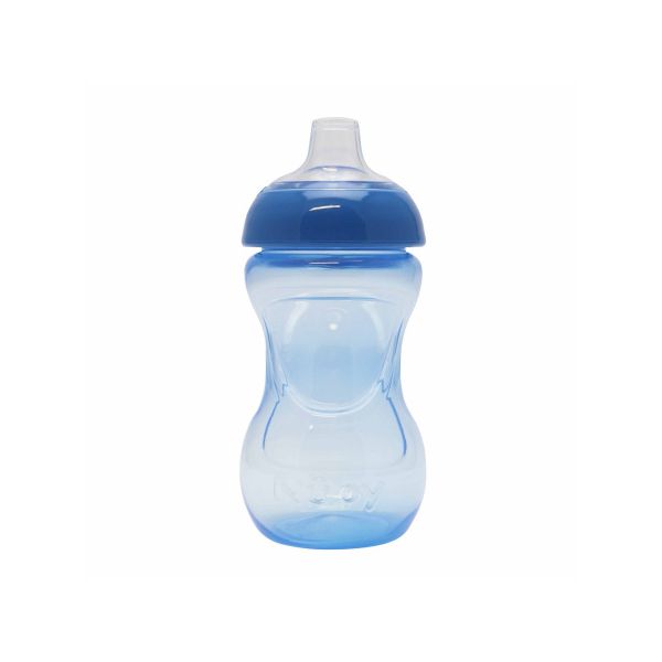 Nuby Beker Mini Easy Grip Blauw 180ml 4mnd+