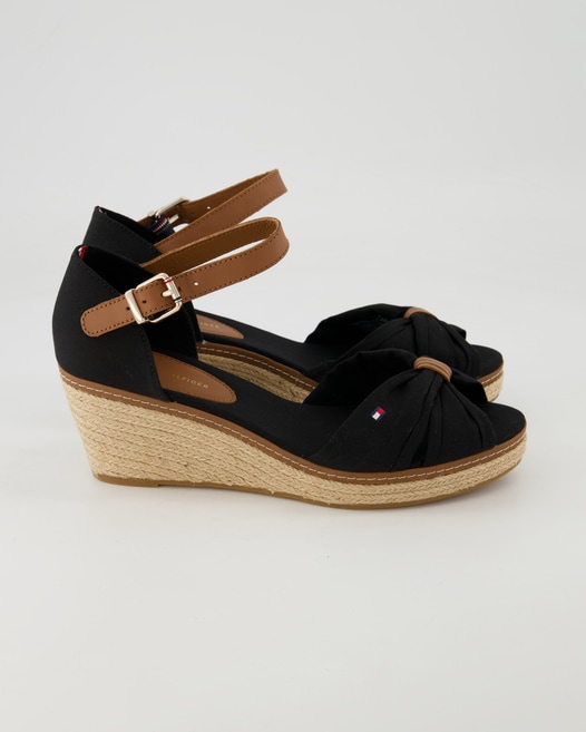 Tommy Hilfiger Iconic Elba Sandalen in Schwarz