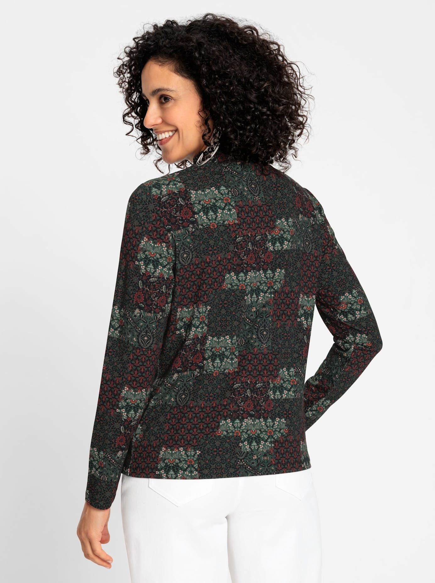 Inspirationen Stehkragenshirt »Stehkragen-Shirt«, 1 Stk.
