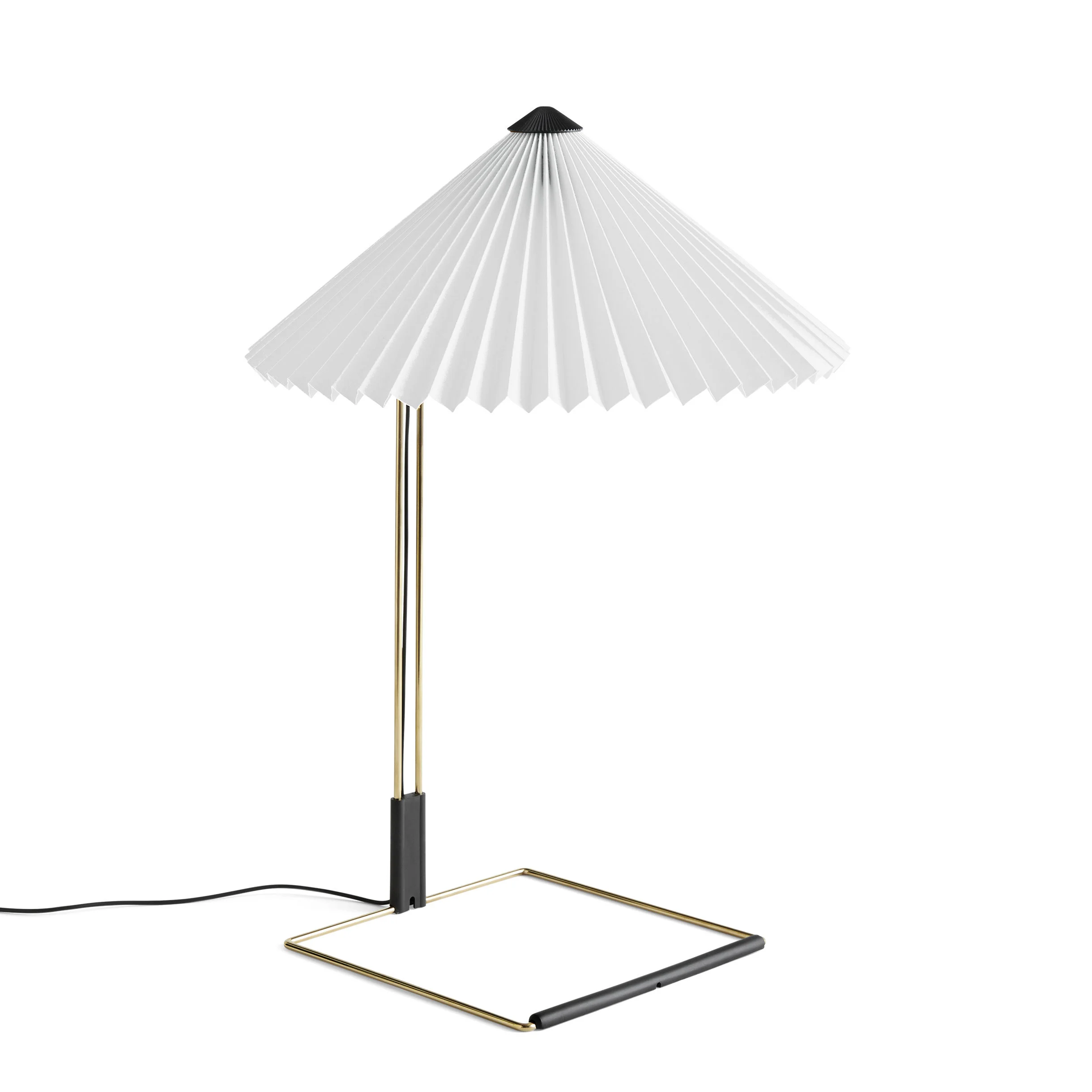 MATIN LARGE LED - Lampe de table tissu | Blanc