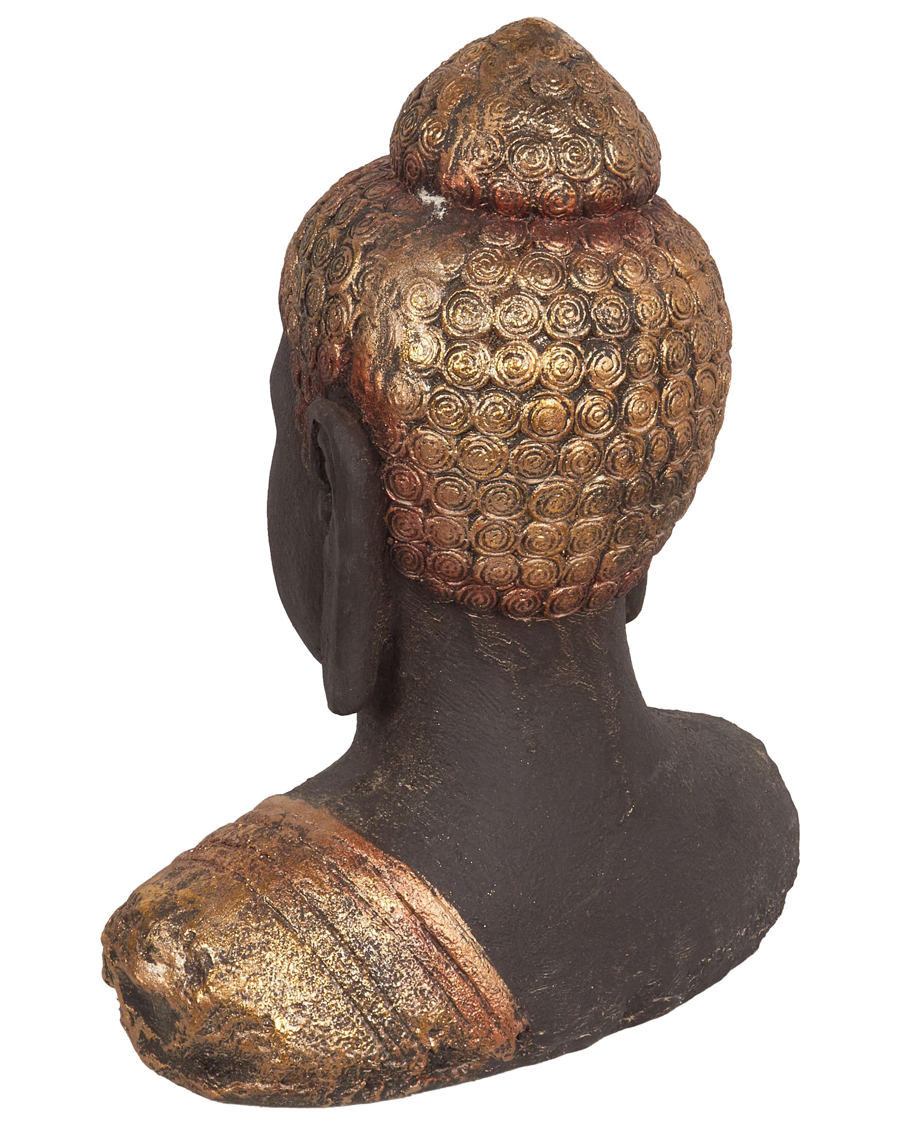 Figuur Boeddha CARUM Keramiek Zwart
