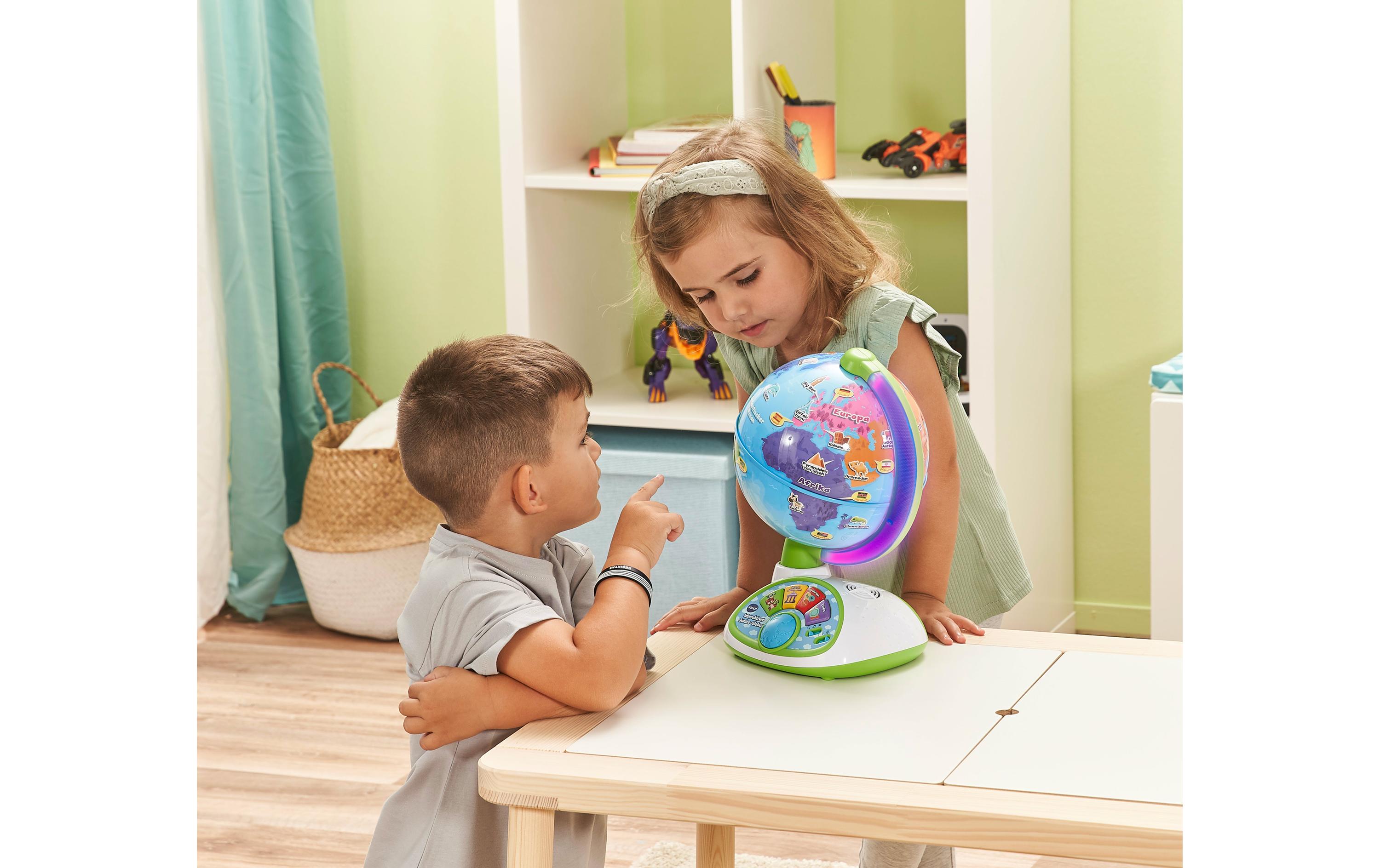 Interaktiver Junior-Globus -DE-Kinder-Globus mit 3 Spielmodi (Deutsche Version)