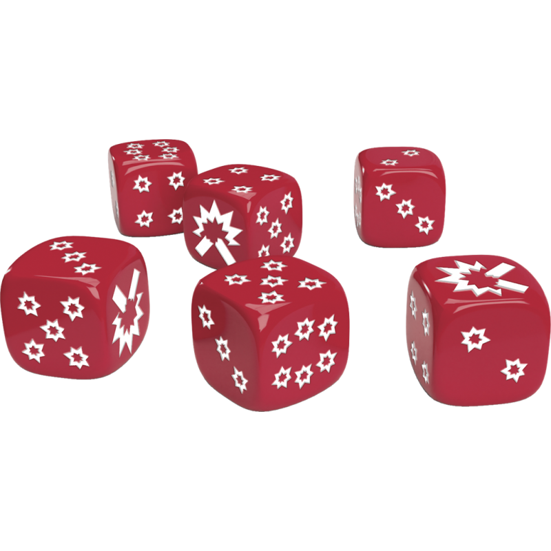 Zombicide - 6 dés - All-Out