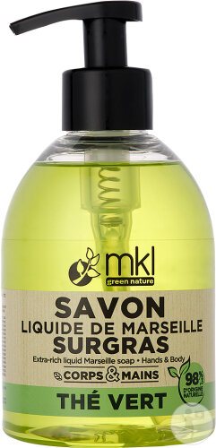 MKL Green Nature Savon Liquide Marseille Thé Vert Bio 300ml