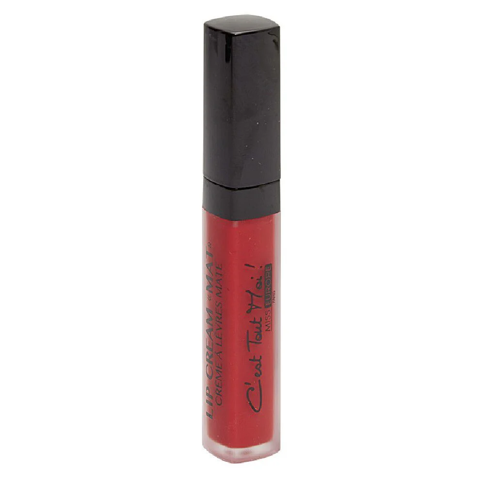 Crème à lèvres rouge intense mat