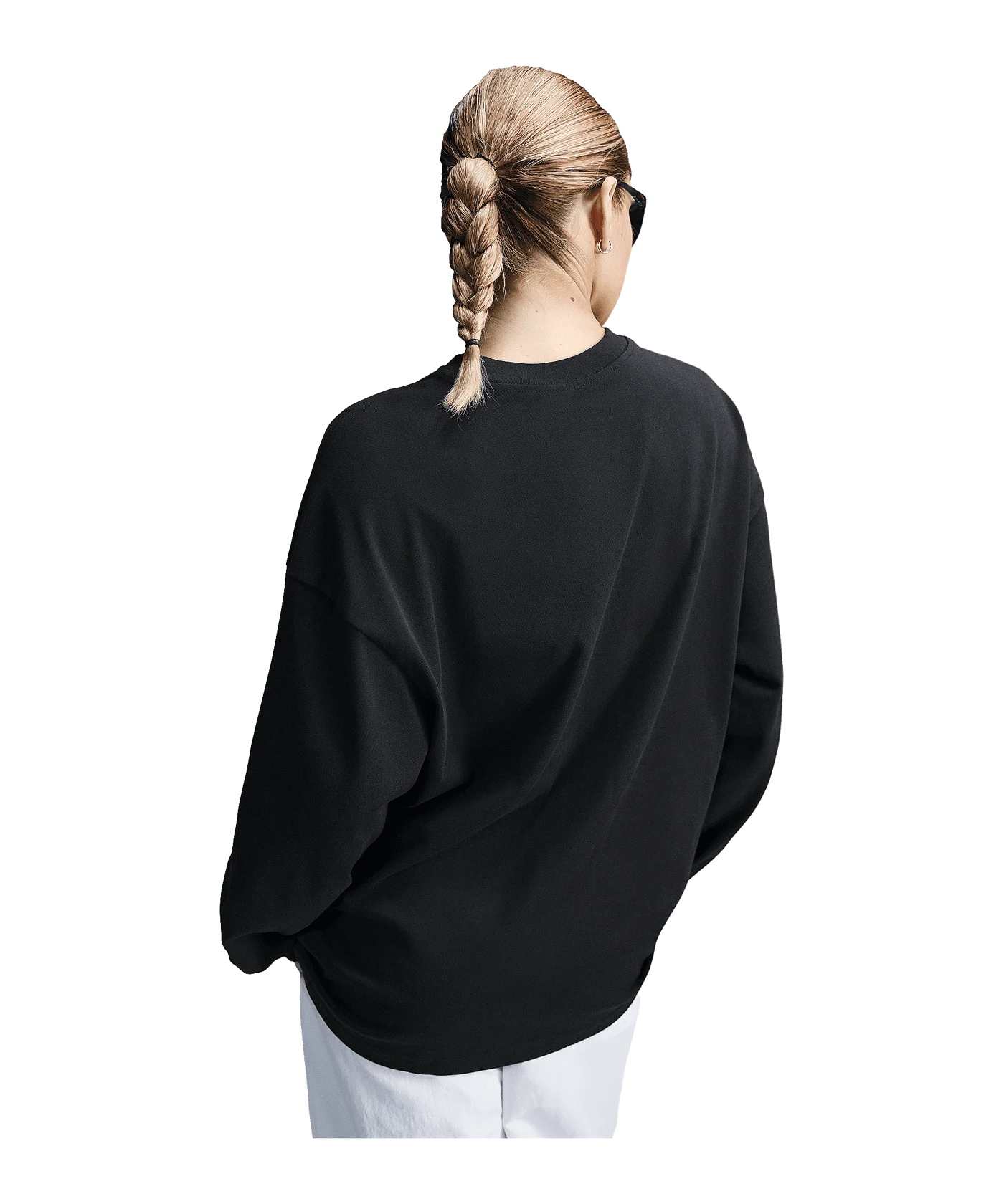 Nike Essential Oversized Sweatshirt Damen Schwarz F010