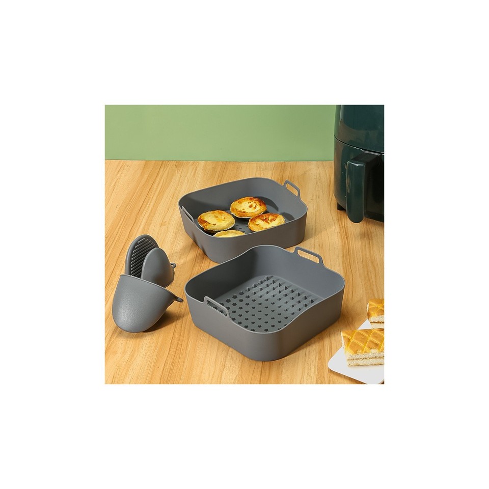 Scandinavian Collection - Airfryer silikoneforme - Firkantede & rektangulære