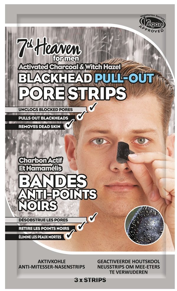 7th Heaven Nose Pore Strips<br>3 Stück, Men's
