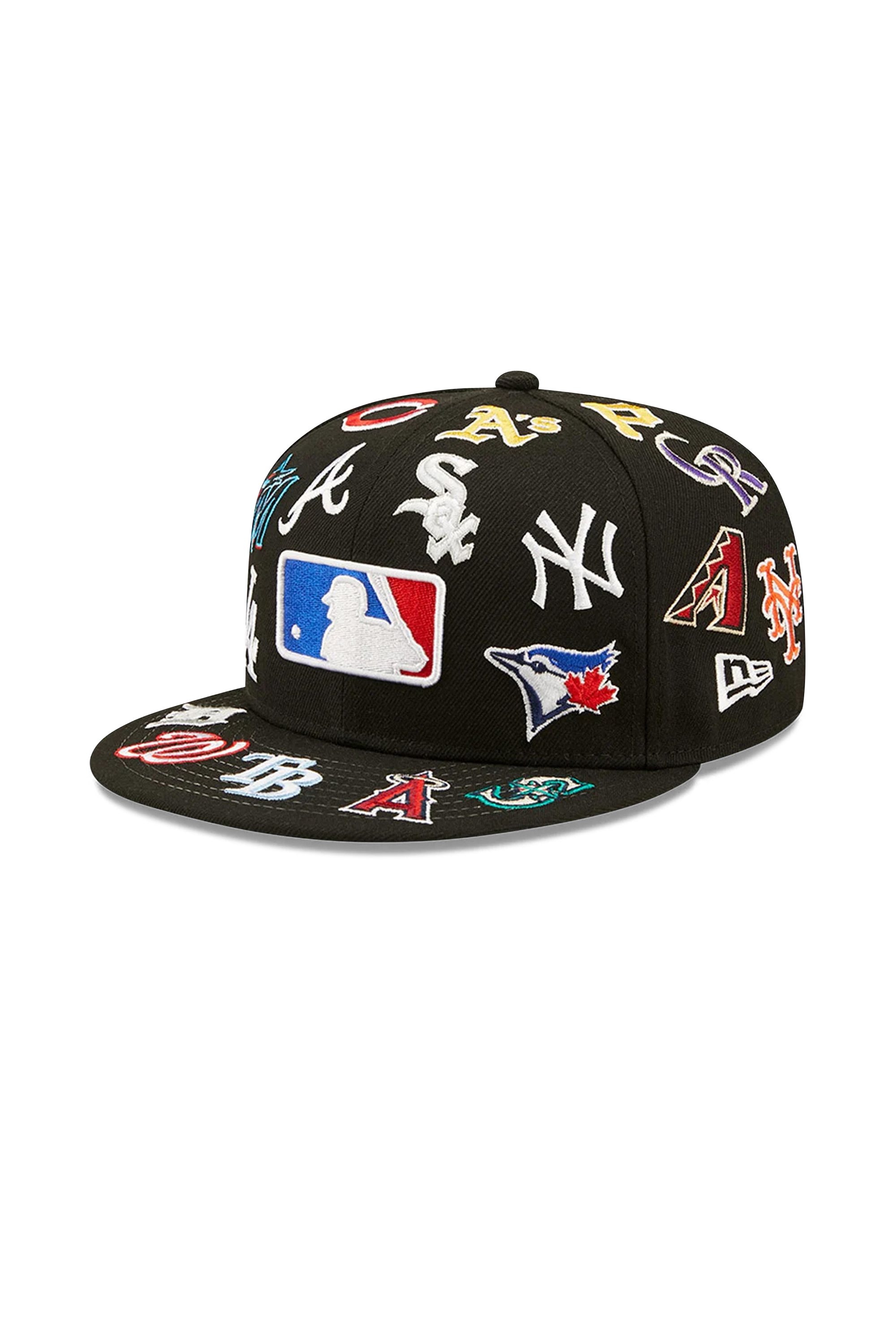 NEW ERA Casquette ALL OVER PATCH 59FIFTY Noir