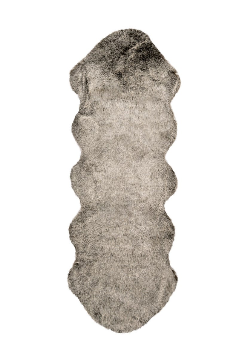 Aegeania hoogpolig tapijt, groen, 45 mm, effen, 60 x 180 cm