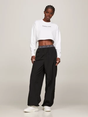 Moletom essencial de corte cropped