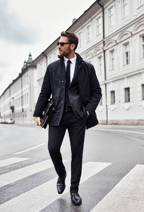 Jacke, Business, wasser-, winddicht, atmungsaktiv