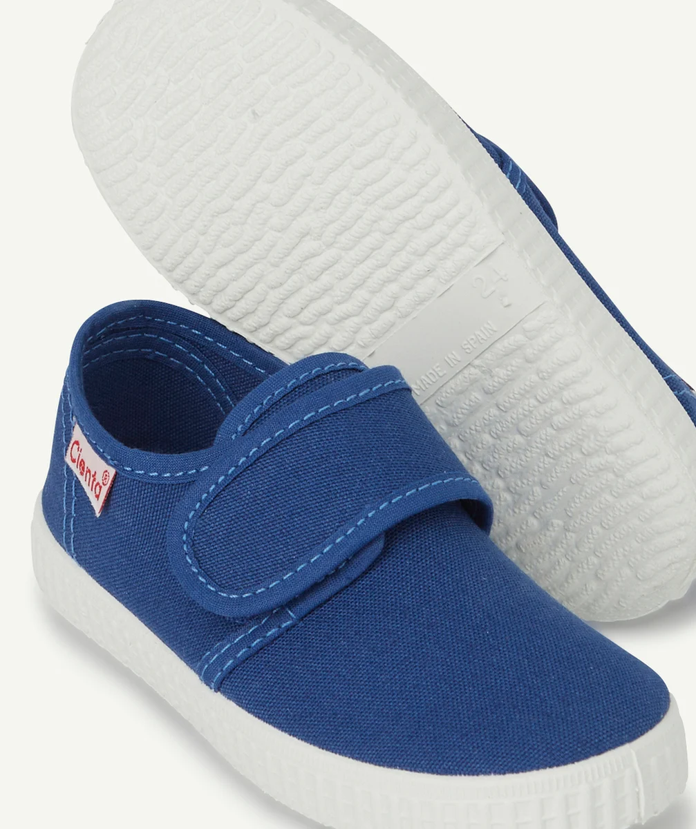 CIENTABASKETS EN TOILE GARÇON BLEUES À SCRATCH