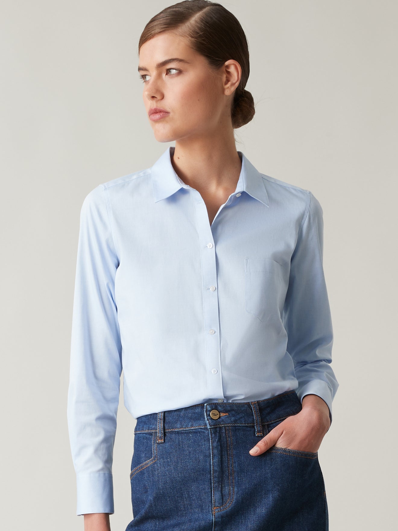 Chemise Oxford femme - coton bio