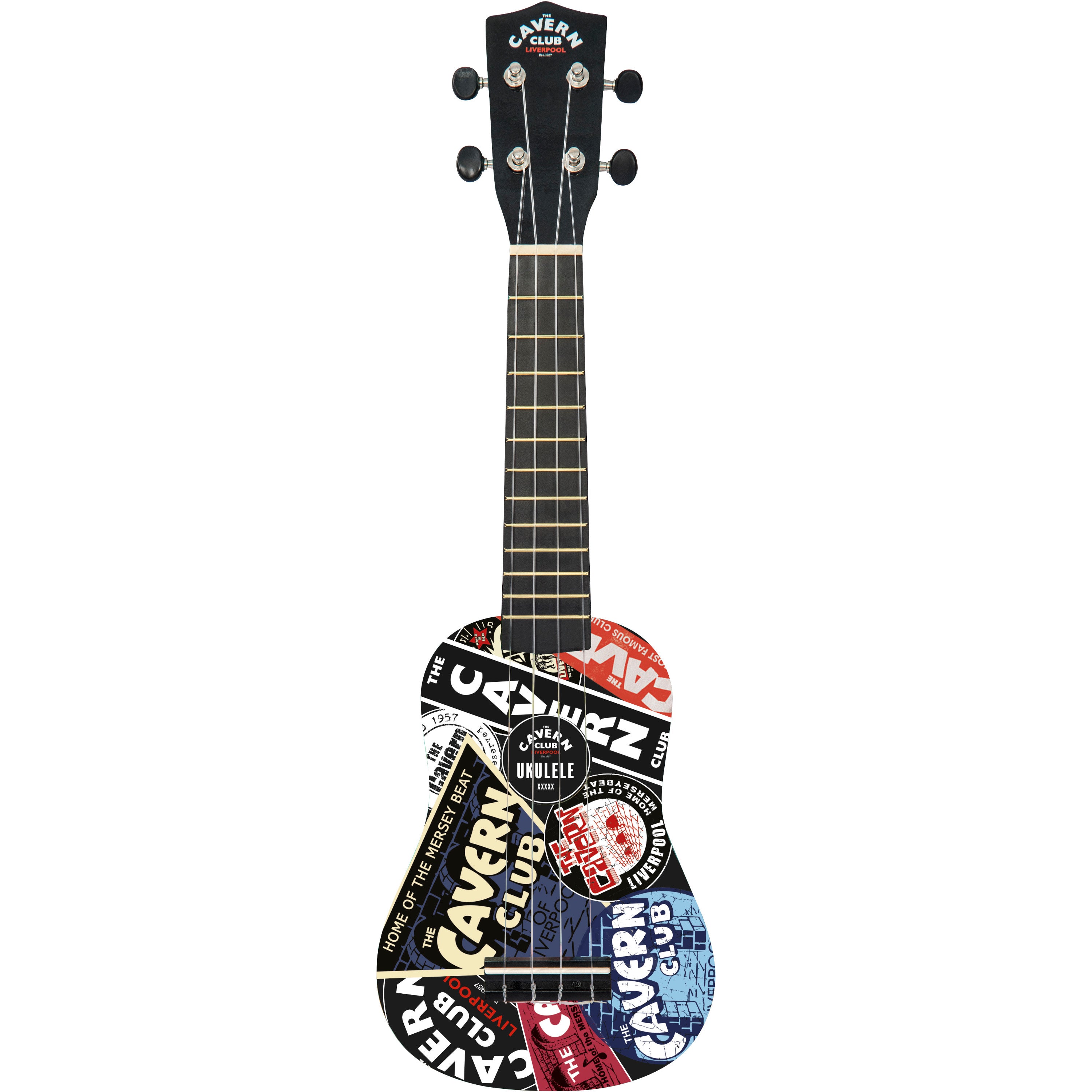 The Cavern Club Ukulele Logo sopraan ukelele