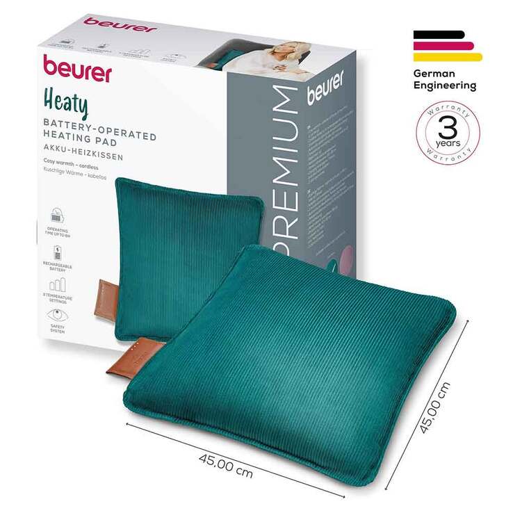 Beurer HK77 Heaty Akku-Heizkissen celestial-green, 1 St
