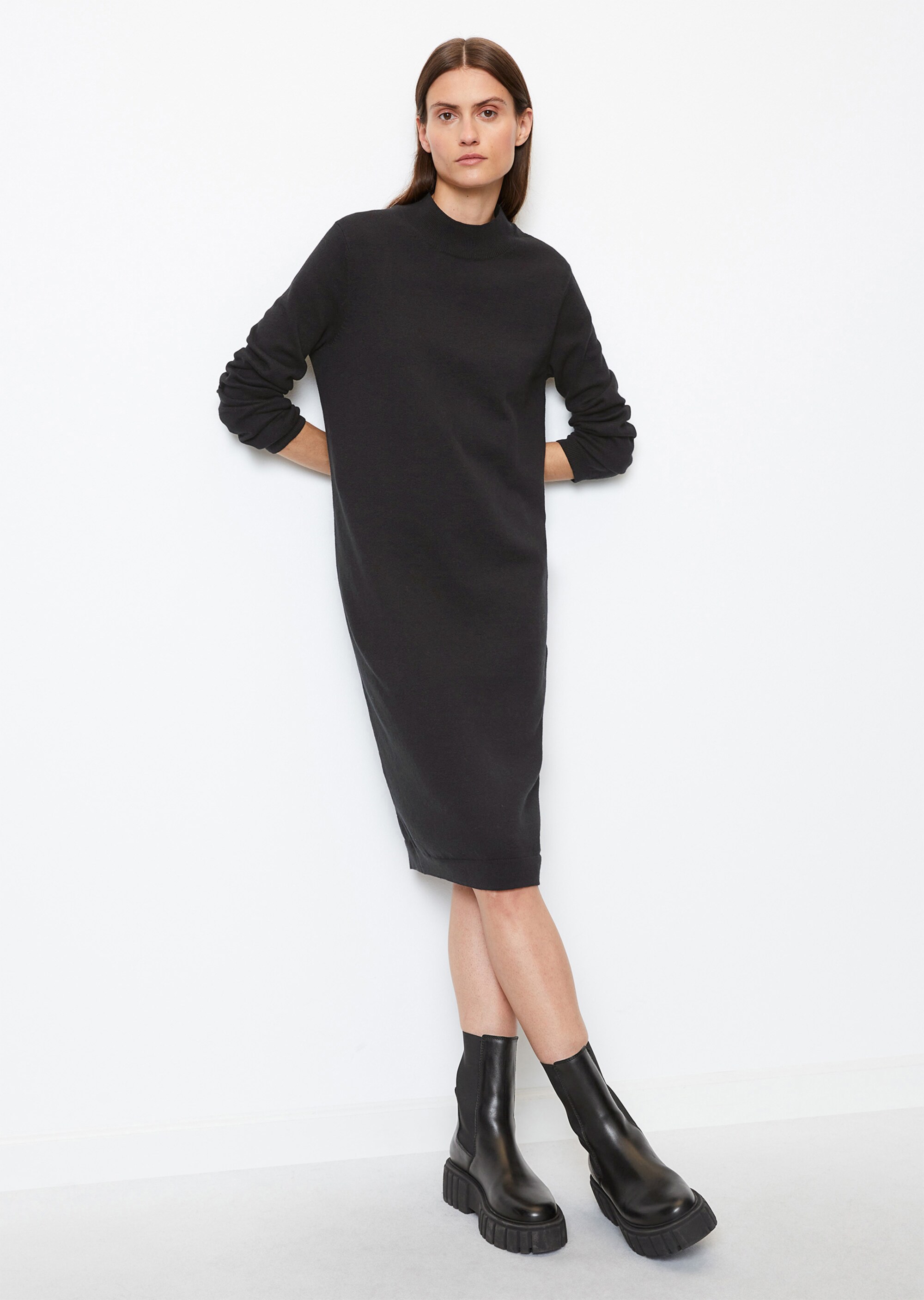 Strickkleid regularaus Cotton Wool Stretch