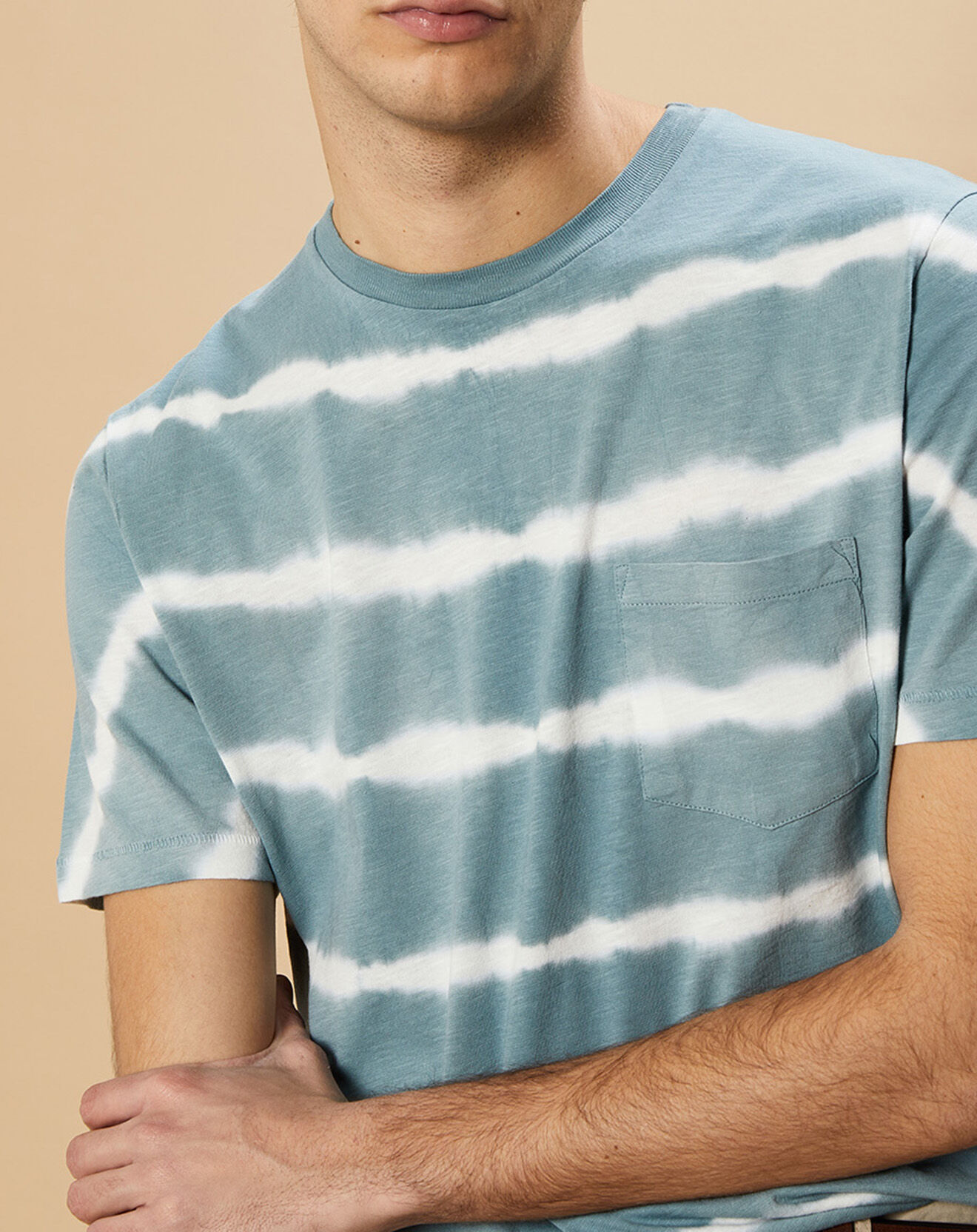 Hartford T-Shirt Pocket Crew oyster