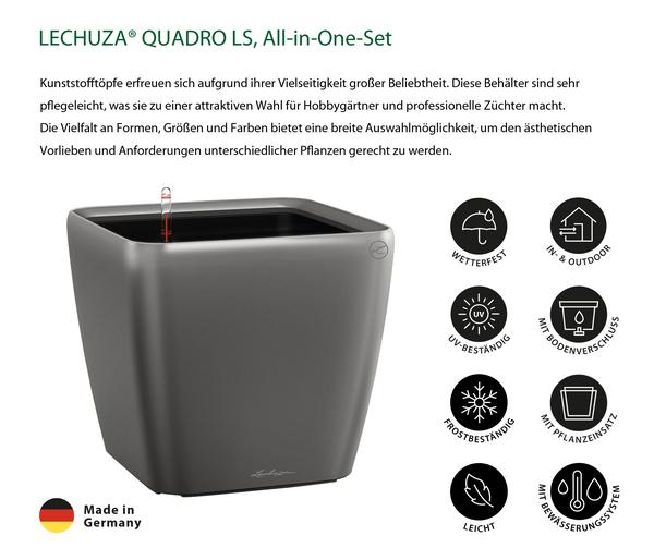 LECHUZA® QUADRO LS, All-in-One-Set