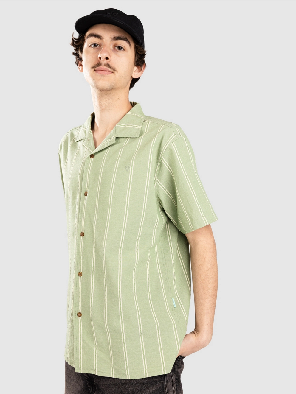 Vissla Glider Dobby Eco Shirt camp green