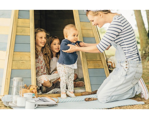 Indiase tent pruimenhout tipi 330 drukbehandeld