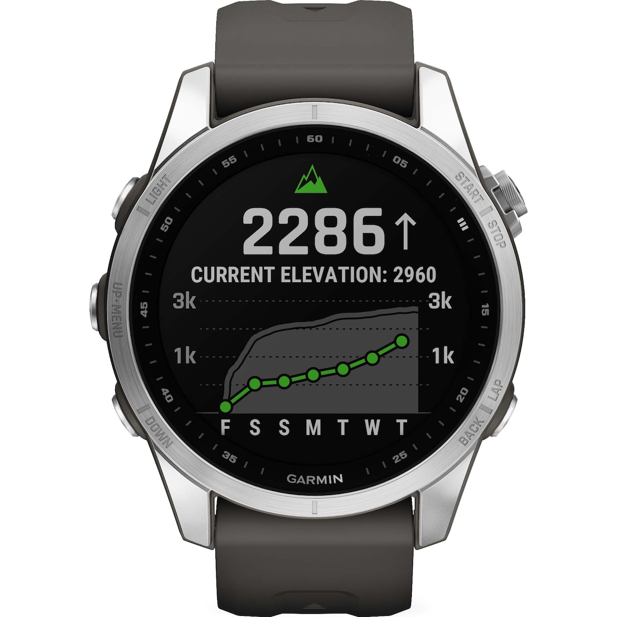 Garmin Fenix 7S smartklokke 42 mm (grafitt)