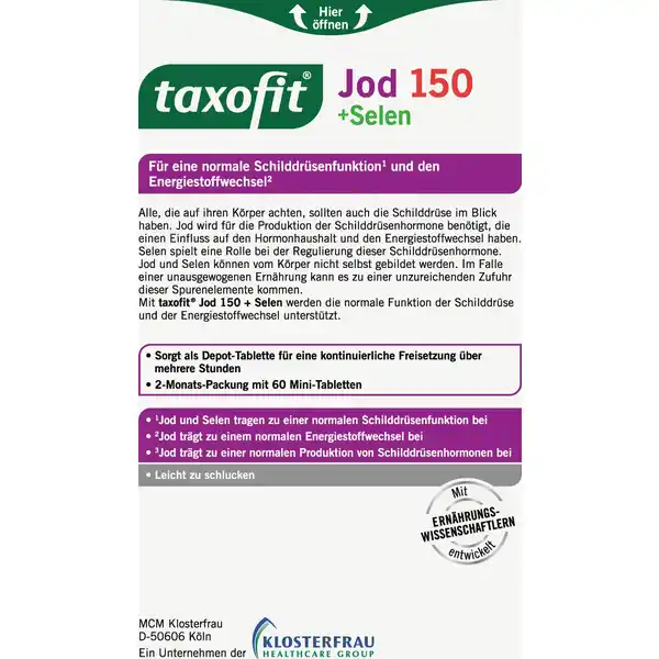 Jod + Selen Depot Tabletten