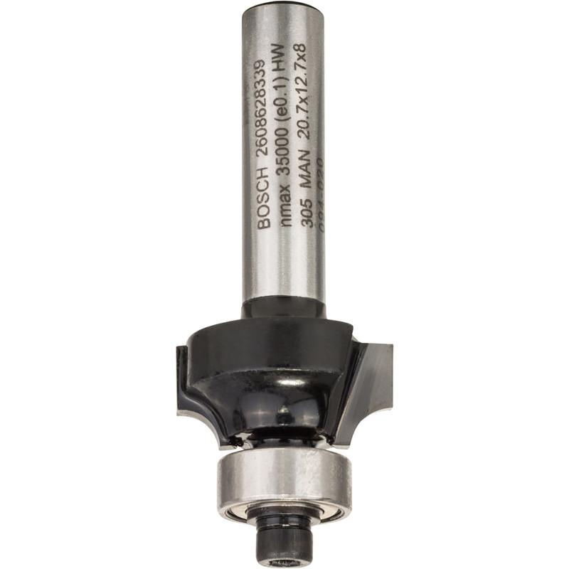 Bosch afrondprofielfrees 8 : 12,7x20,7x4x12,7mm*