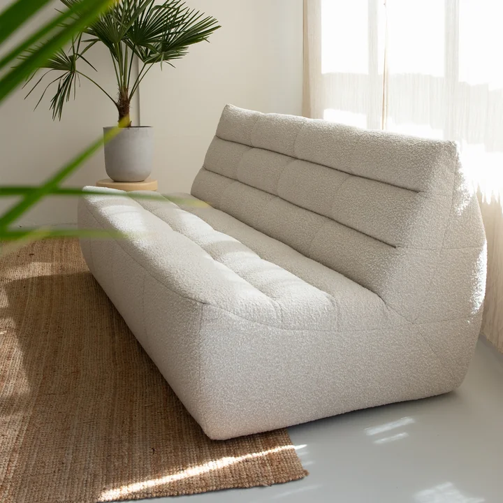 Studio Zondag - Louis 3- Sitzer Sofa, elfenbein