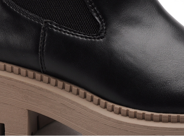 Tamaris boots bottine plates femme 25408 41 noir