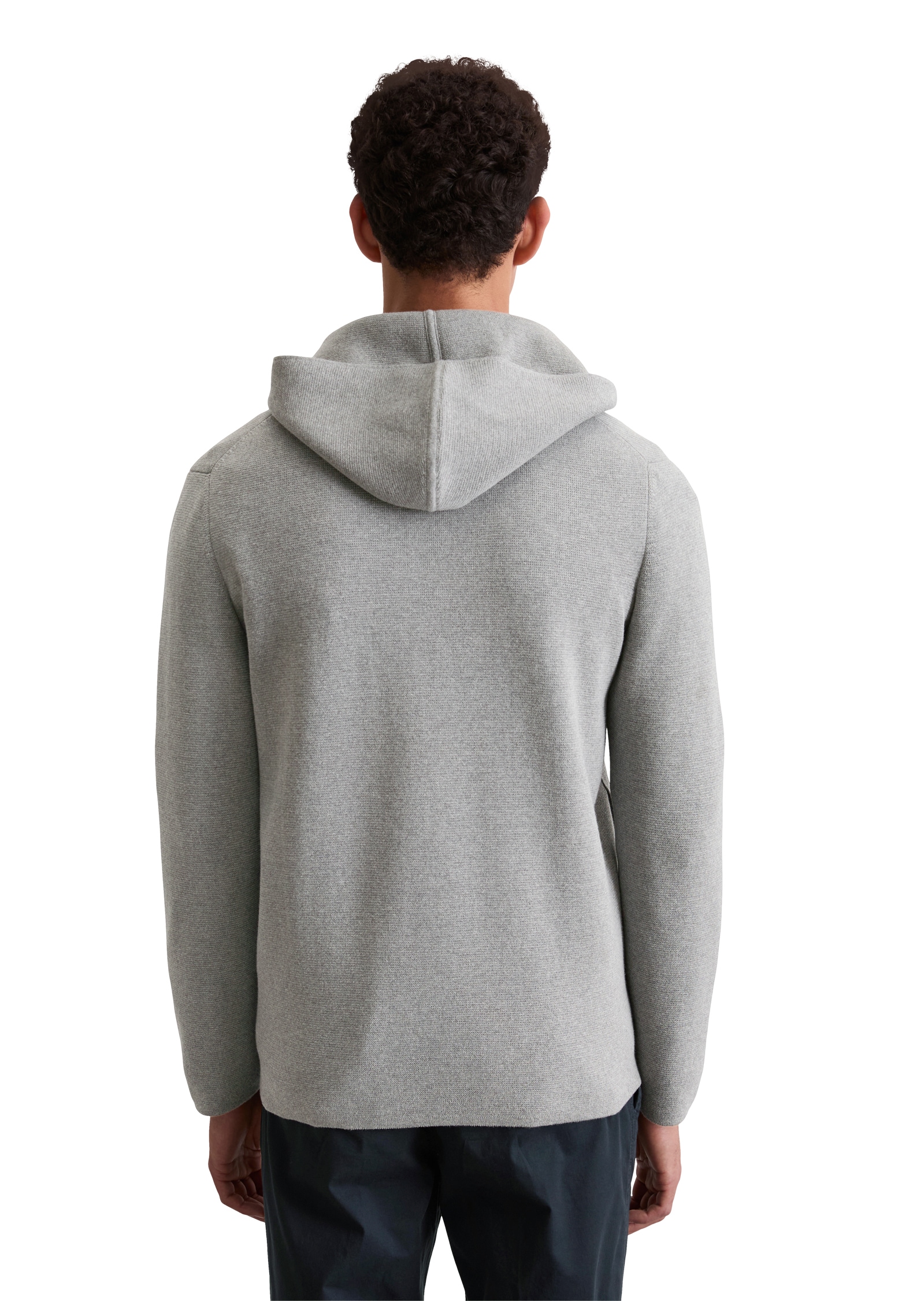 Marc O'Polo Kapuzenstrickjacke , mit Zwei-Wege-Reissverschluss