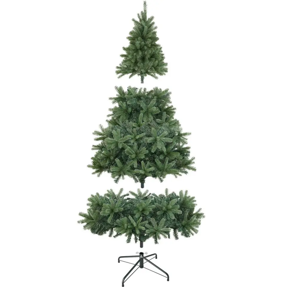 tectake Kunstkerstboom Prancer, spuitgietnaalden, Groen